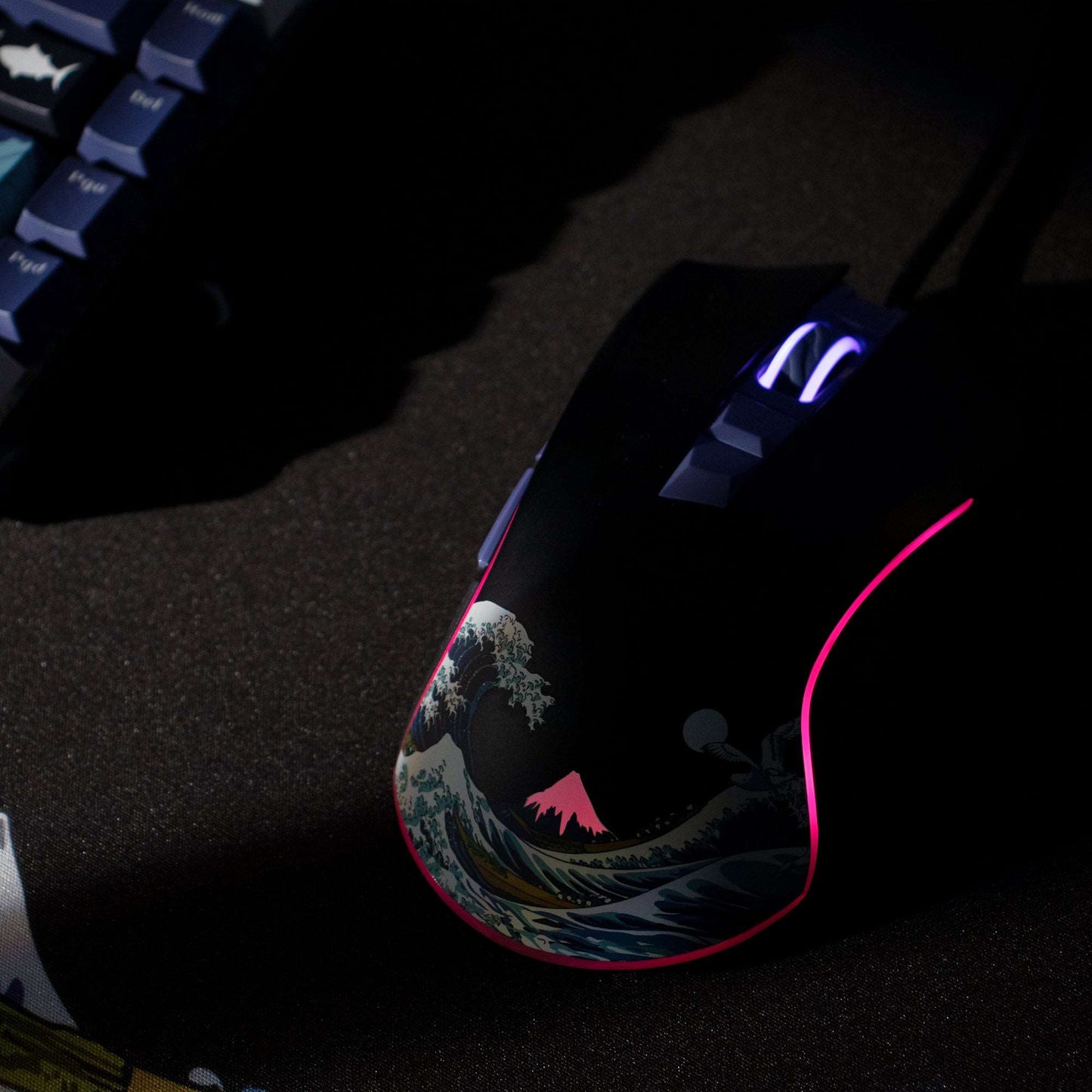 G705 Kanagawa Themed Gaming Mouse (Wired)