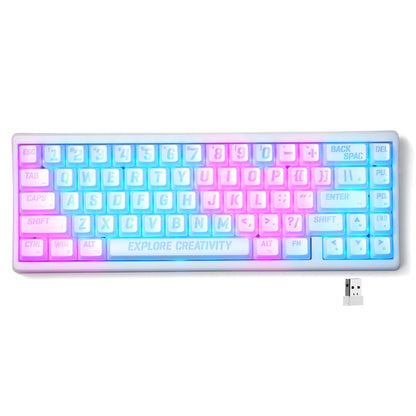 M67 Miami Tri-Mode Mechanical Keyboard With IMD-Tech Keycaps