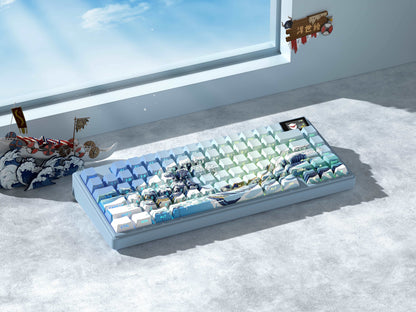 K75 Pro CNC Aluminum Mechanical Keyboard Hot Swap Switchs Flex Cuts PCB With PBT Keycaps