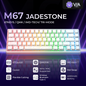 M67 JadeStone Mechanical Keyboard With IMD-Tech Keycaps (Stellar White)