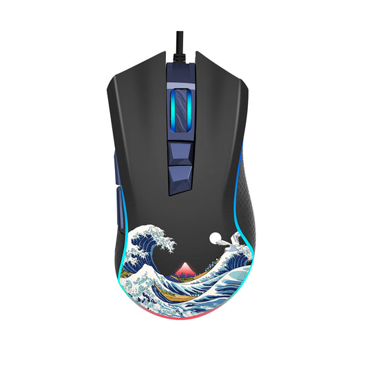 G705 Kanagawa Themed Gaming Mouse (Wired)