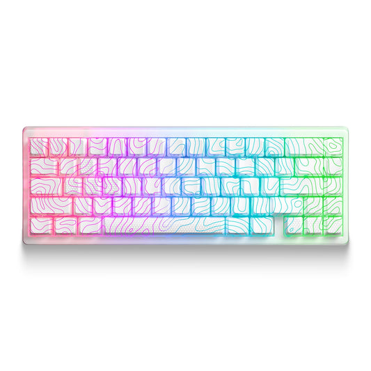 M67 JadeStone Mechanical Keyboard With IMD-Tech Keycaps (Stellar White)