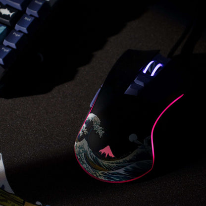 G705 Kanagawa Themed Gaming Mouse (Wired)
