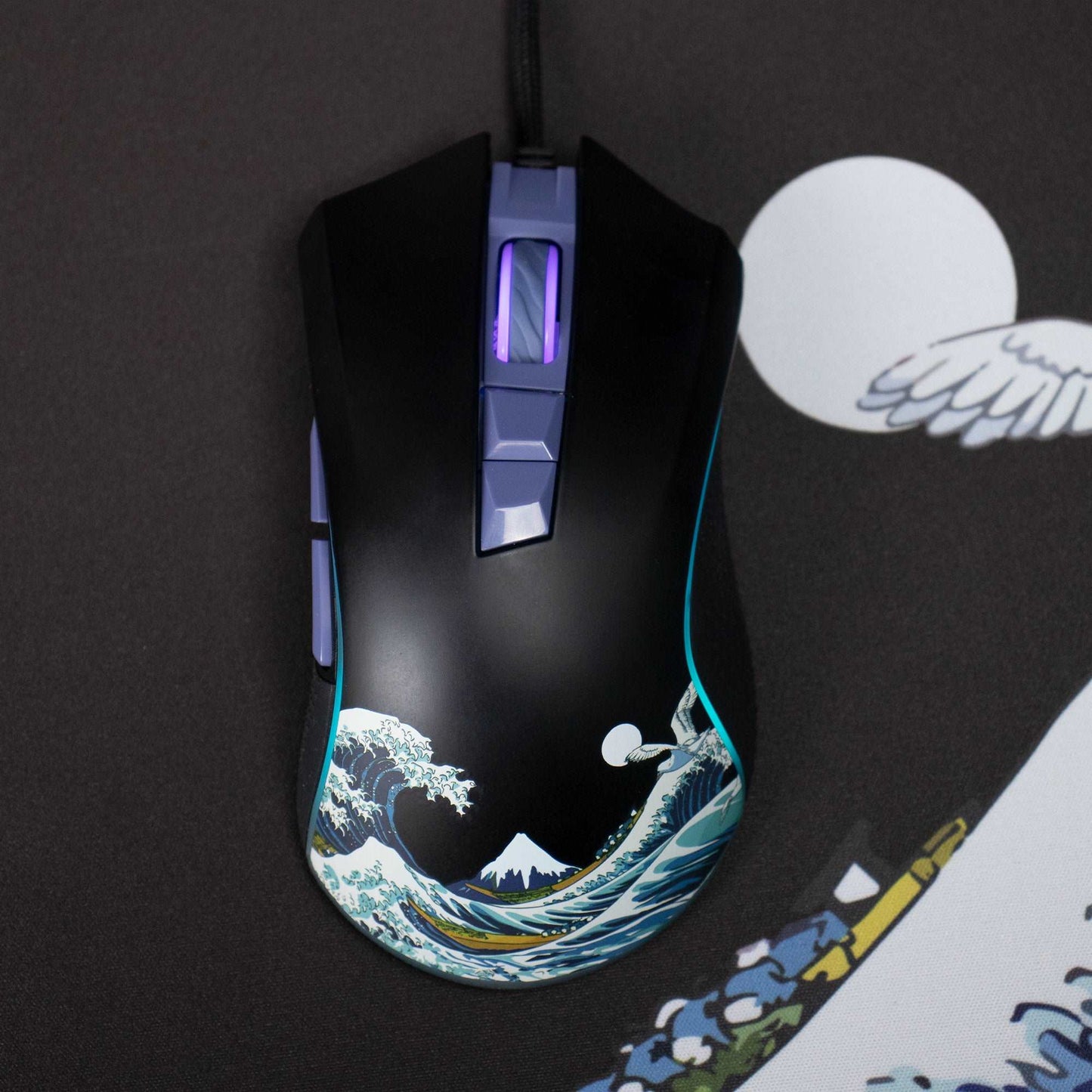 G705 Kanagawa Themed Gaming Mouse (Wired)