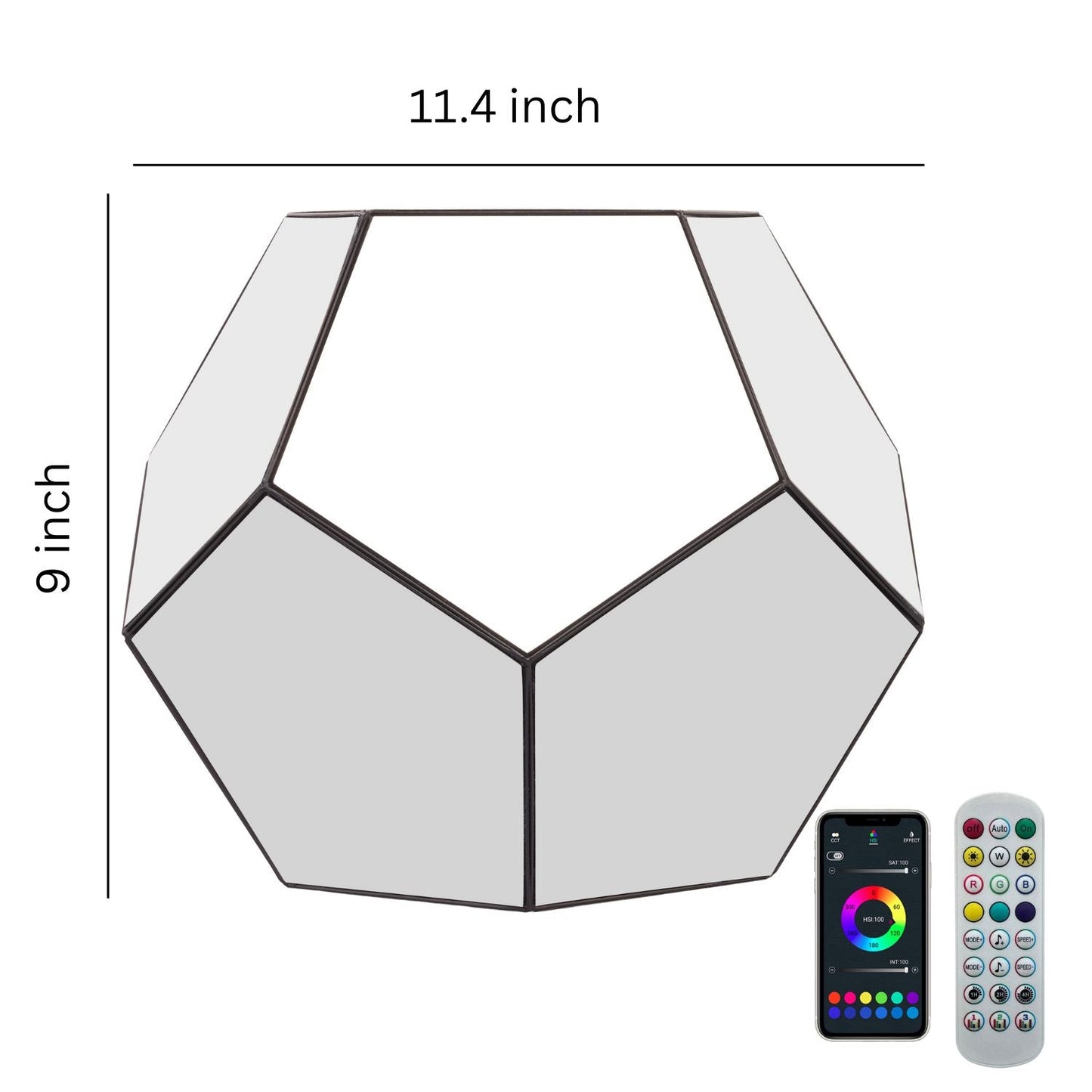 Acrylic Display Case with infinity RGB Light,  Dustproof Showcase Storage for Collectibles and Action Figures Mini Toys