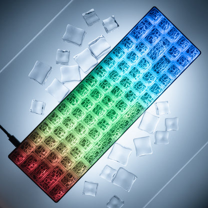 HE68 Rapid Trigger Gaming Hall Effect Keyboard Gateron Magnetic swiths 68% Wired Mechanical Keyboard with IMD-Tech Keycaps