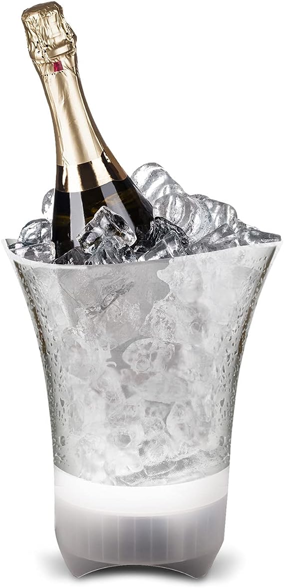 Lumi Chill Collapsible Ice Bucket & Bluetooth® Speaker with LED Party Light