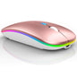 Wireless RGB Mouse Silent Rechargeable Bluetooth Mouse with LED Backlight for PC & Laptop