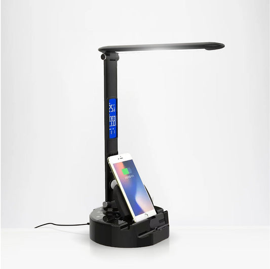 Lumicharge III | LED Desk Lamp + Wireless Charger+ Bluetooth Speaker & App-Controls